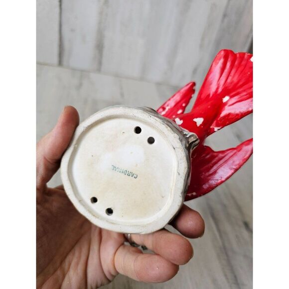 Vintage Cardinal mass ceramic decor as is bird home - Picture 8 of 8